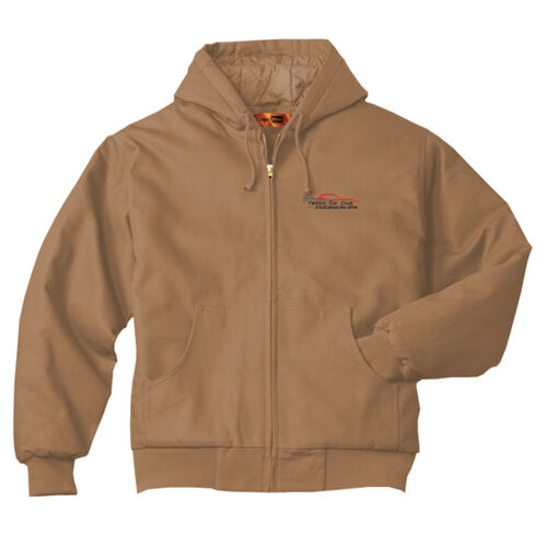 TCC Embroidered  - Tall Duck Cloth Hooded Work Jacket Thumbnail
