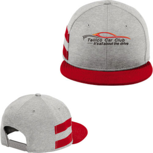 TCC Embroidered  - &#174; Shadow Heather Striped Flat Bill Snapback Cap Thumbnail