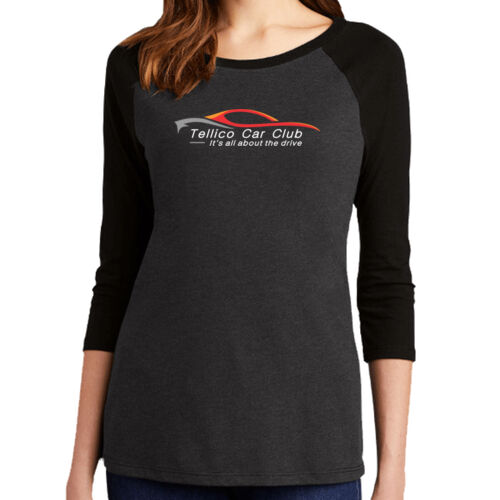 TCC Printed - Women's Perfect Tri ® 3/4 Sleeve Raglan Thumbnail