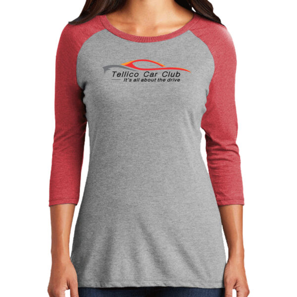 TCC Printed - Women's Perfect Tri ® 3/4 Sleeve Raglan Thumbnail