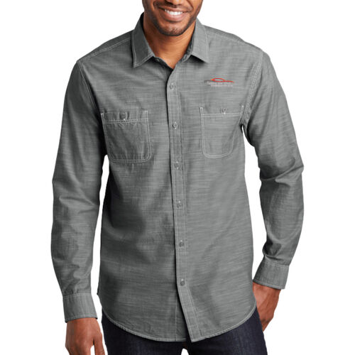 TCC Embroidered  - Slub Chambray Shirt Thumbnail