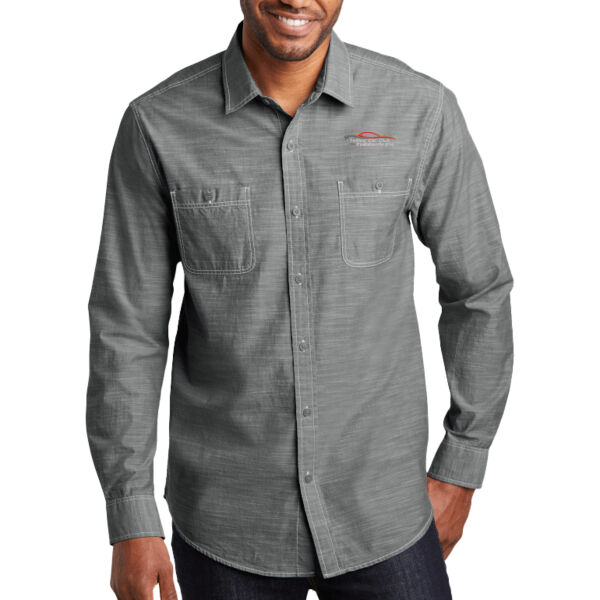 TCC Embroidered  - Slub Chambray Shirt Thumbnail