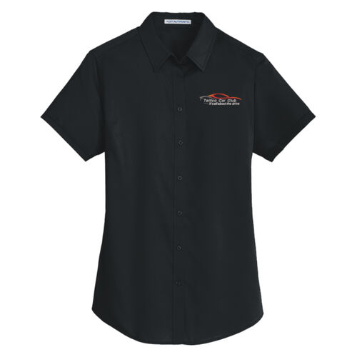 TCC Embroidered  - Ladies Short Sleeve SuperPro &#153; Twill Shirt Thumbnail