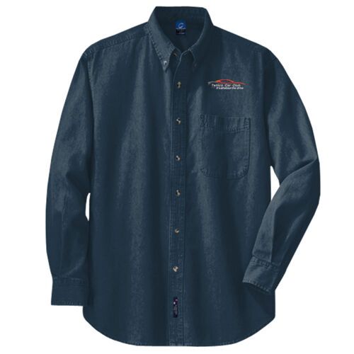 TCC Embroidered  - Long Sleeve Value Denim Shirt Thumbnail