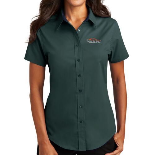 TCC Embroidered  - Ladies Short Sleeve Easy Care Shirt Thumbnail