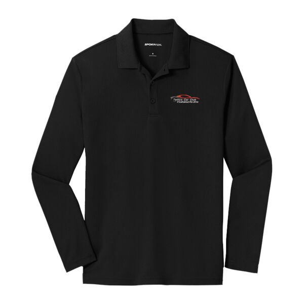 TCC Embroidered  - PosiCharge &#174; RacerMesh &#174; Long Sleeve Polo Thumbnail