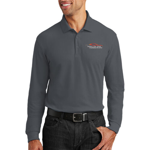 TCC Embroidered  - Long Sleeve Core Classic Pique Polo Thumbnail