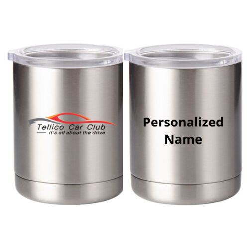 TCC Personalized - 10 oz Silver Stainless Steel Short Tumbler Thumbnail