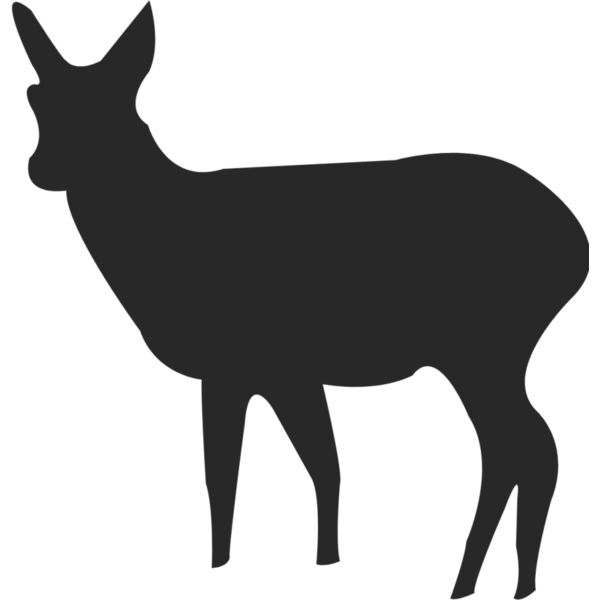 Deer Doe Silhouette 7 Thumbnail