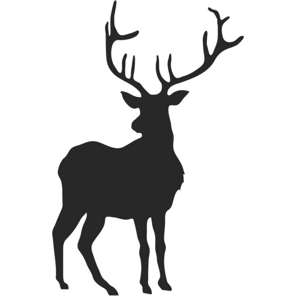 Deer Buck Silhouette 19 Thumbnail