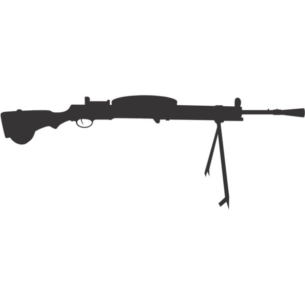 Machine Gun Silhouette 11 Thumbnail