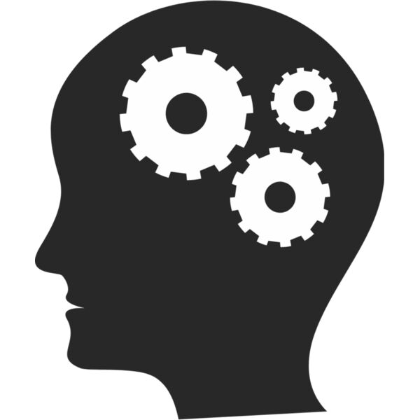 Gears Head Thinking Silhouette 1 Thumbnail