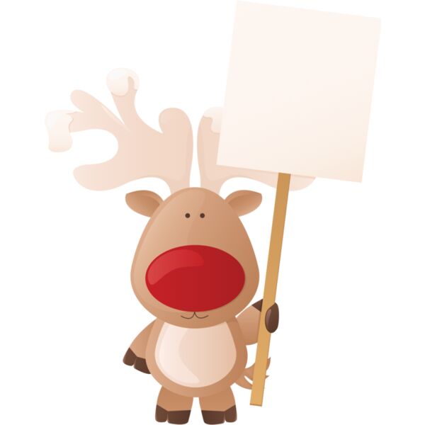 Christmas Reindeer Sign 2 Thumbnail