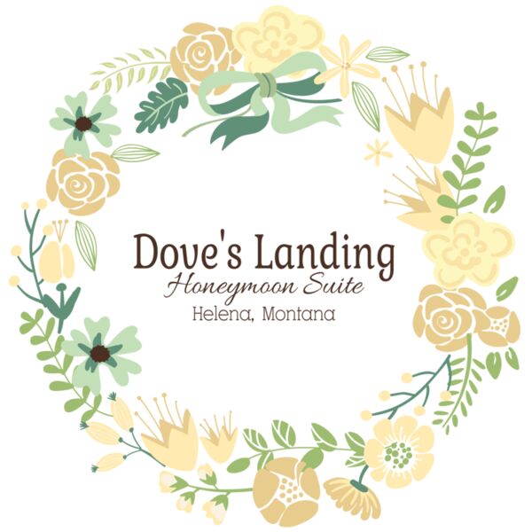 Honeymoon Wedding Floral Wreath Template 2 Thumbnail