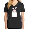 Ladies Core Cotton V-Neck Tee Thumbnail
