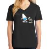 Ladies Core Cotton V-Neck Tee Thumbnail