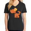 Ladies Core Cotton V-Neck Tee Thumbnail