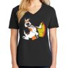 Ladies Core Cotton V-Neck Tee Thumbnail