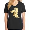 Ladies Core Cotton V-Neck Tee Thumbnail
