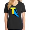 Ladies Core Cotton V-Neck Tee Thumbnail