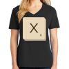 Ladies Core Cotton V-Neck Tee Thumbnail