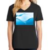 Ladies Core Cotton V-Neck Tee Thumbnail