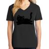 Ladies Core Cotton V-Neck Tee Thumbnail
